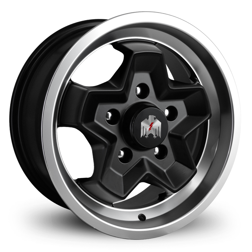 Klassik Rader 944 CC 15x7 +23.2 5x130mm Satin Black/Machined Lip