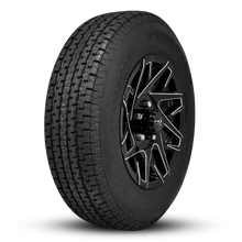 Load image into Gallery viewer, HD Trailer ReadyMount Wheel &amp; Tire Assembly | Freestar Radial | Canyon - Gloss Black Milled Edge | 5 lug