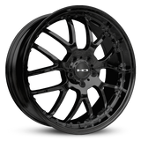 HD Wheels MSR 20x8 +35 5x120mm 74.1mm Gloss Black w/Black Rivet