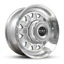 Load image into Gallery viewer, HD Trailer HDT Forged 17.5x6.75 +0 8x165mm 121.2mm Gloss Silver/Machined Face