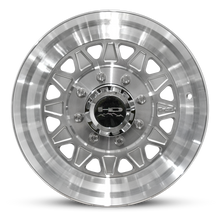 Load image into Gallery viewer, HD Trailer HDT 17.5x6.75 +0 8x165mm 128.6mm Gloss Silver/Machined Face