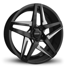 Load image into Gallery viewer, HD Wheels Hairpin 18x8 +35 5x114.3mm 73.1mm Satin Black/Milled Face