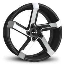 Load image into Gallery viewer, HD Wheels Kink 18x8 +35 5x114.3mm 73.1mm Satin Black/Machined Face
