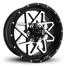 Load image into Gallery viewer, HD Offroad Gridlock 20x9 -10 6x135/6x139.7mm 106.2mm Satin Black/Machined Face