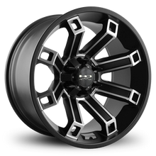Load image into Gallery viewer, HD Offroad Hollow Point 20x10 -35 6x135/6x139.7mm 106.2mm Satin Black/Machined Face