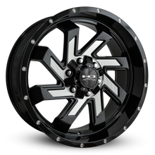 Load image into Gallery viewer, HD Offroad Saw 20x9 +0 6x135/6x139.7mm 106.2mm Gloss Black/Milled Face