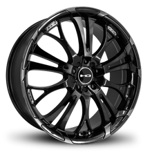 Load image into Gallery viewer, HD Wheels Spinout 17x7 +40 5x100/5x114.3mm 73.1mm Gloss Black