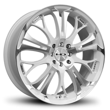 Load image into Gallery viewer, HD Wheels Spinout 17x7 +40 4x100/4x114.3mm 73.1mm Gloss White/Machined Face