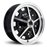 Klassik Rader Rally 15x6.5 +14 5x205mm Gloss Black/Machined Face&Lip