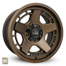 Load image into Gallery viewer, Overland Sector Atlas 17x9 -12 5x114.3/5x127mm 71.5mm Satin Bronze