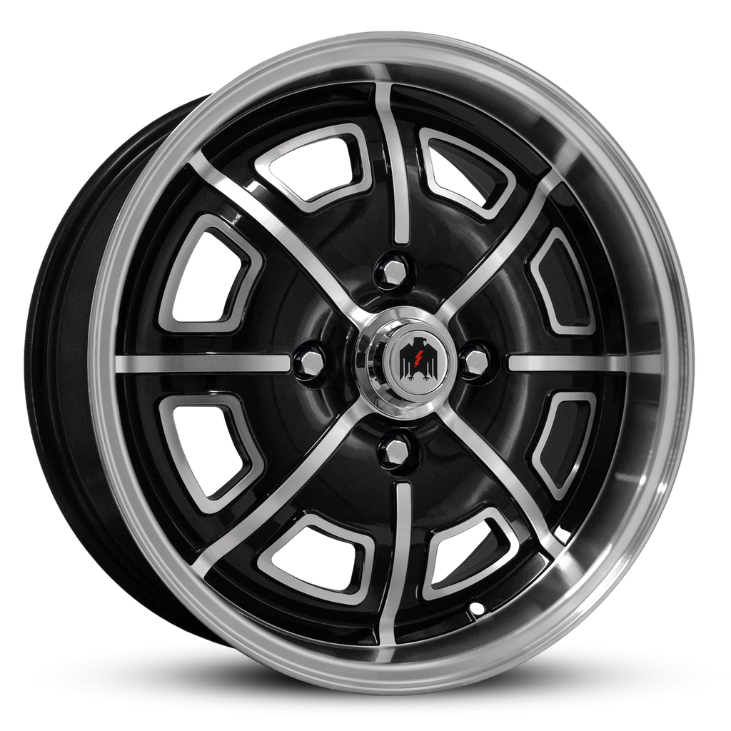 Klassik Rader Pedrini 17x7 +40 4x130mm Gloss Black/Full Machined