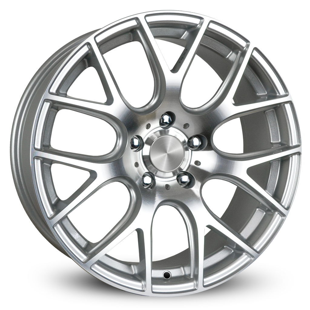 Klassik Rader Pro Spoke 18x9 +38 5x120mm Gloss Silver/Machined Face