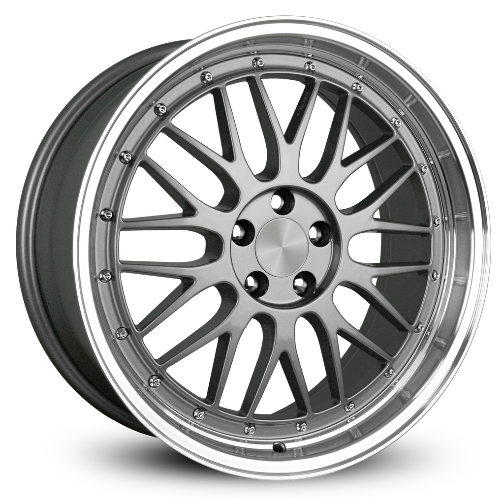 Klassik Rader Pro Trak 18x9 +30 5x112mm Gloss Gun Metal/Polished Lip