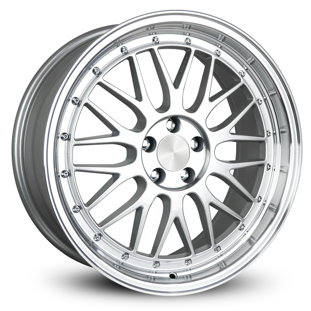 Klassik Rader Pro Trak 18x8 +25 5x100mm Gloss Silver/Polished Lip