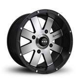 HD Off-Road Wheels 8-Point ATV/UTV | Satin Black Machined Face