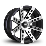 HD Off-Road Wheels Buckshot ATV/UTV | Satin Black Machined Face