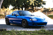 Load image into Gallery viewer, Blue Mazda Miata with Jongbloed Racing Wheels S500 / Series 500 Wheels in Satin Bronze 15 inch 4x100