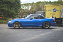 Load image into Gallery viewer, Blue Mazda Miata with Jongbloed Racing Wheels S500 / Series 500 Wheels in Satin Bronze 15 inch 4x100