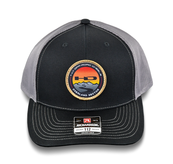 HD OVERLAND SECTOR OFFICIAL | RICHARDSON SNAP BACK HAT | Black & White ...