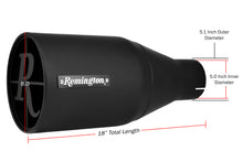 Load image into Gallery viewer, Remington® Off-Road Edition &quot;Scope&quot; Black Exhaust Tips