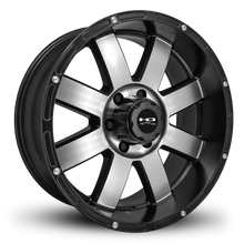 Load image into Gallery viewer, HD Off-Road Wheels Truck Wheels 20x10.0 | 6x139.7 | et-25mm | 4.0 in | 106.2mm HD Off-Road 8-Point Wheels | Satin Black Machined Face