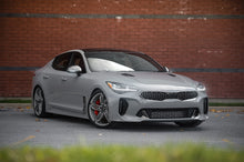 Load image into Gallery viewer, HD Wheels Passenger Car Wheels Fly Cutter in Custom Color Grey and Black Split 5 Spoke with Directional Spokes 18x8.0 and 20x8.5 5x114.3, 5x4.50 Bolt Pattern Battleship Shark Skin Kia Stinger
